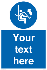 Custom Mandatory: Open safety bar of chairlift